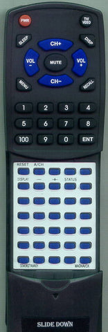 MAGNAVOX RT00M0627AAA01 Replacement Remote