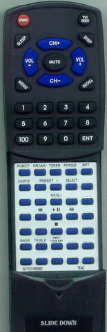 TEAC CDX10I Replacement Remote