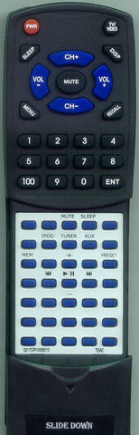 TEAC GR10I Replacement Remote