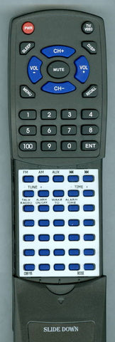 BOSE WAVE RADIO II WHITE Replacement Remote