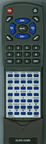 PIONEER DV49AV Replacement Remote