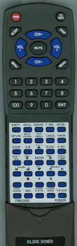 PIONEER DVPT100S Replacement Remote