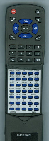 SANSUI HDLCDVD328 Replacement Remote