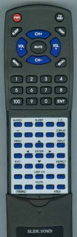 HITACHI 076R0SN021 Replacement Remote