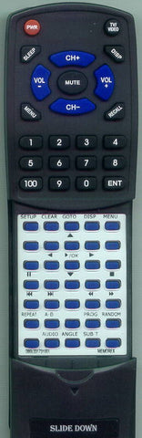 MEMOREX RT086E331731001 Replacement Remote