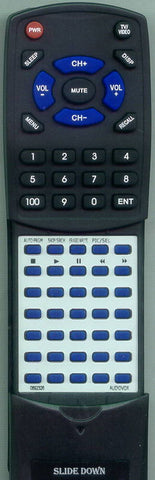 AUDIOVOX LCM1042TV Replacement Remote