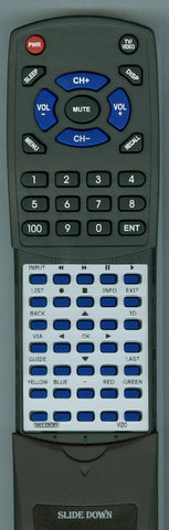 VIZIO XVT3D650SV Replacement Remote