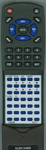 ZENITH VRS51 Replacement Remote