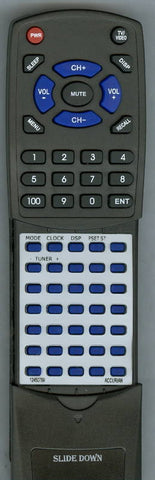 ACCURIAN RT12450789 Replacement Remote