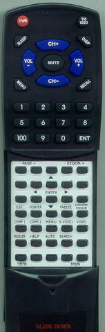 EPSON POWERLITE 81C Replacement Remote