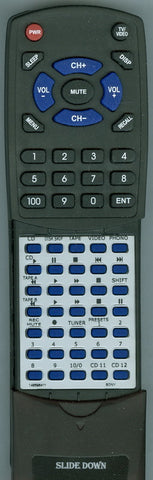 SONY HTCD159 Replacement Remote