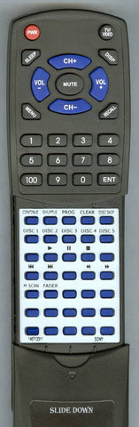 SONY CDPC741 Replacement Remote