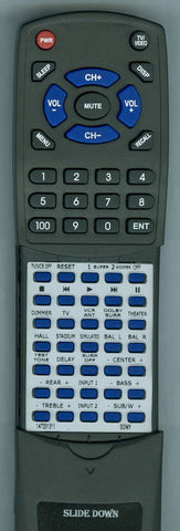 SONY SAVA15 Replacement Remote