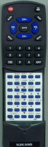 SONY HCDXGR6 Replacement Remote