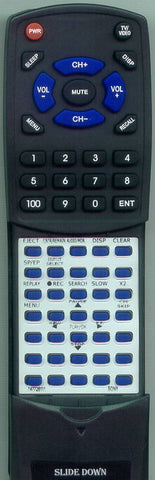 SONY SLVN650 Replacement Remote