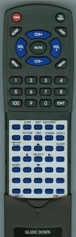 SONY KD30XS955 Replacement Remote