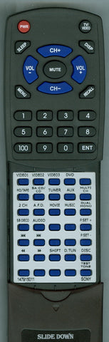 SONY STRDE698 Replacement Remote