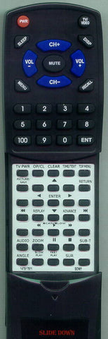 SONY DVPNS55P Replacement Remote