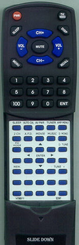 SONY STRDG500 Replacement Remote
