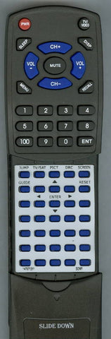 SONY KD34XBR970 Replacement Remote