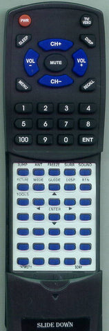 SONY KDF46E2000 Replacement Remote