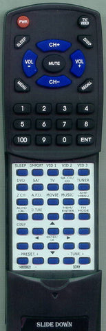SONY HTSS2000 Replacement Remote