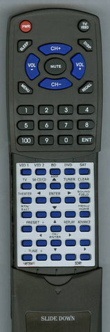 SONY HTSF360 Replacement Remote