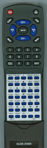 SONY XBR75X900E Replacement Remote