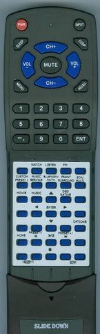 SONY STRDN1080 Replacement Remote