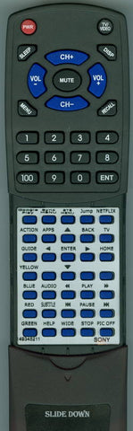 SONY XBR-55X900F Replacement Remote