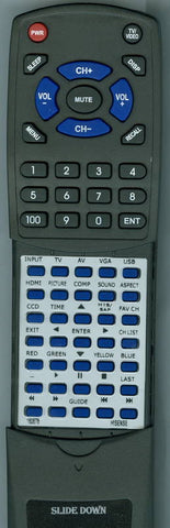 HISENSE RT160678 Replacement Remote