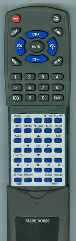 SHARP LC-43N6100U Replacement Remote