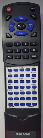 PANSAT RT200A Replacement Remote