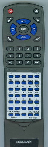 HISENSE 65H6D Replacement Remote