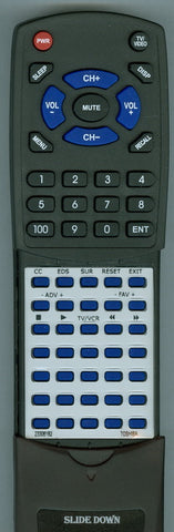 TOSHIBA CT9865 Replacement Remote