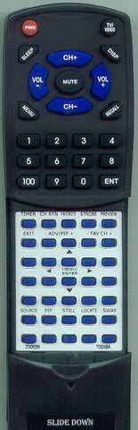 TOSHIBA 43H72 Replacement Remote