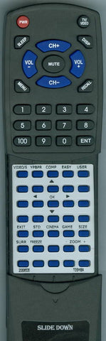 TOSHIBA TLPET1E Replacement Remote