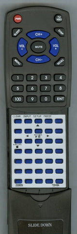 TOSHIBA TDPTW90U MAIN Replacement Remote