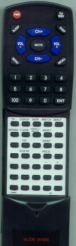 GE 27GT620 Replacement Remote