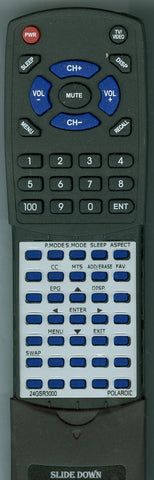 POLAROID 39GSR3000 Replacement Remote