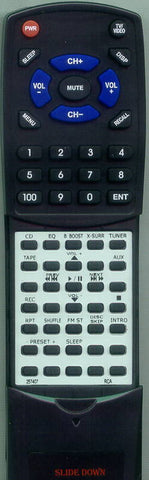 RCA RT257407 Replacement Remote