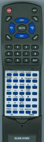 PROSCAN PLEDV2488AQ Replacement Remote