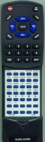PHILIPS 20DV693R Replacement Remote