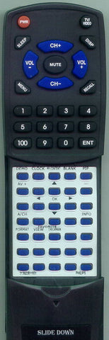 PHILIPS 42PF732028 Replacement Remote