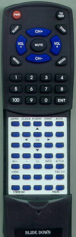 PHILIPS 42PF7421D37 Replacement Remote