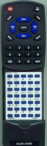TASCAM RT3E0063500A Replacement Remote