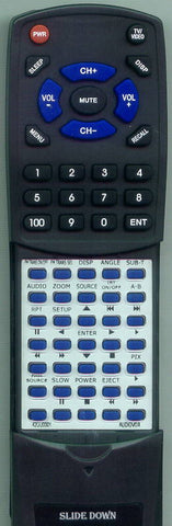 AUDIOVOX HRDV700 MASTER Replacement Remote