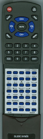 NUVISION RT42LCM3 Replacement Remote