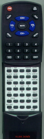 TATUNG P46T Replacement Remote