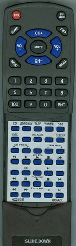 MAGNAVOX 482221910186 Replacement Remote